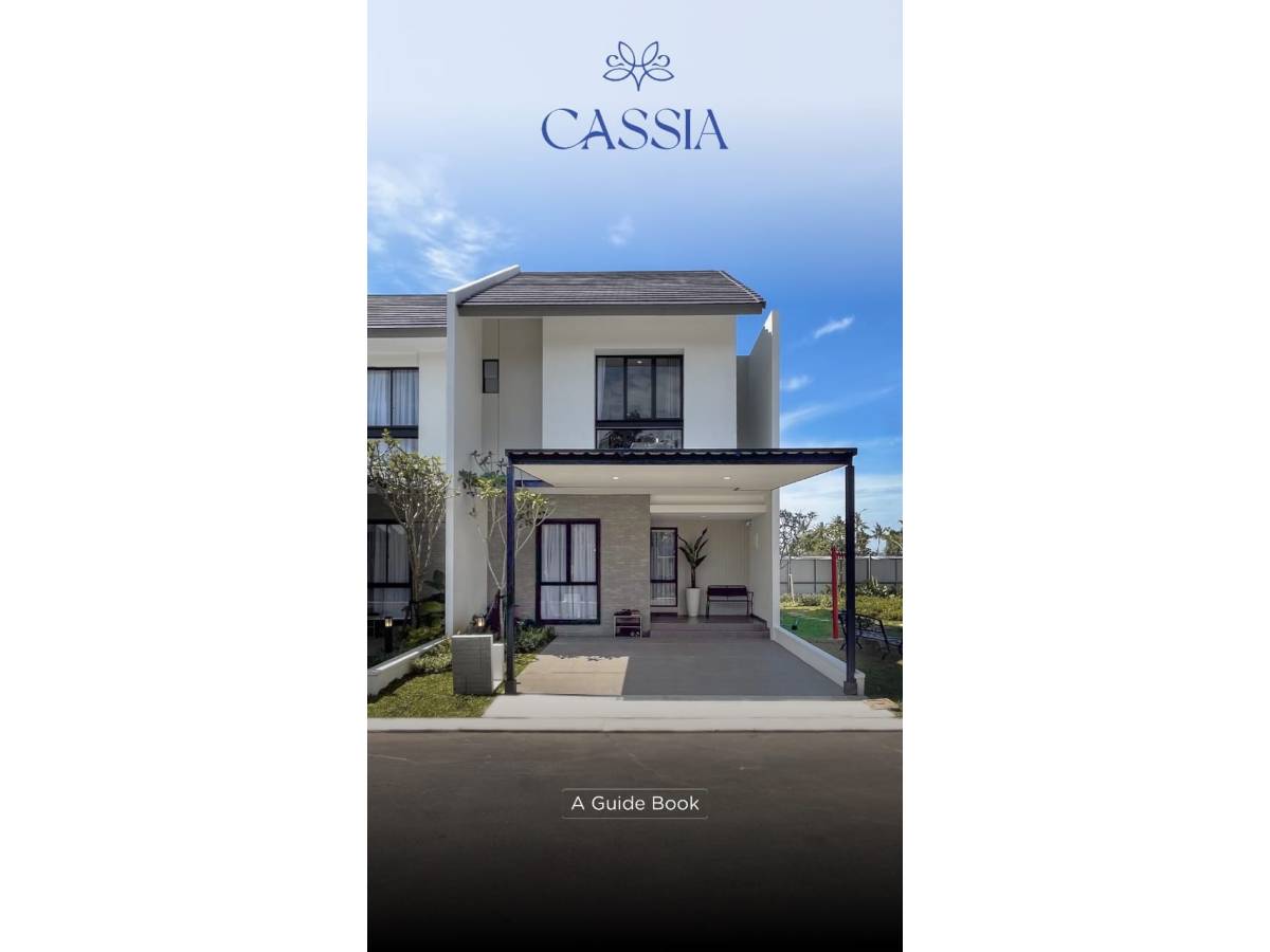 Rumah Premium di Cluster Cassia by Ayodhya Alam Sutera MD958